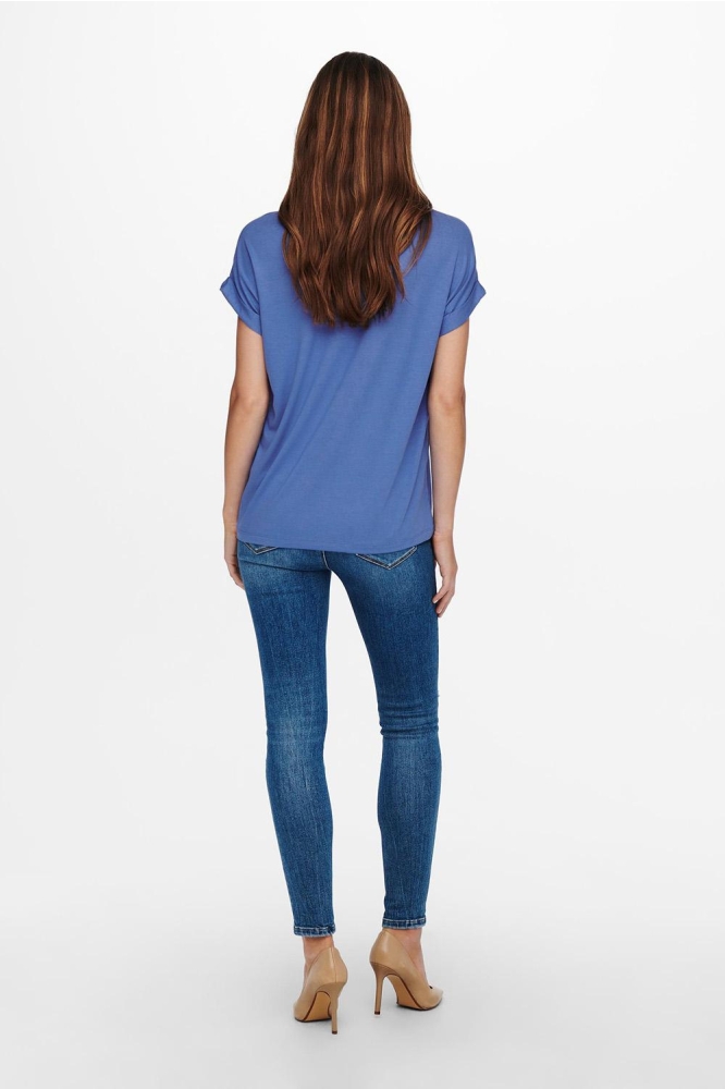 ONLMOSTER S/S O-NECK TOP NOOS JRS 15106662 BLUE YONDER